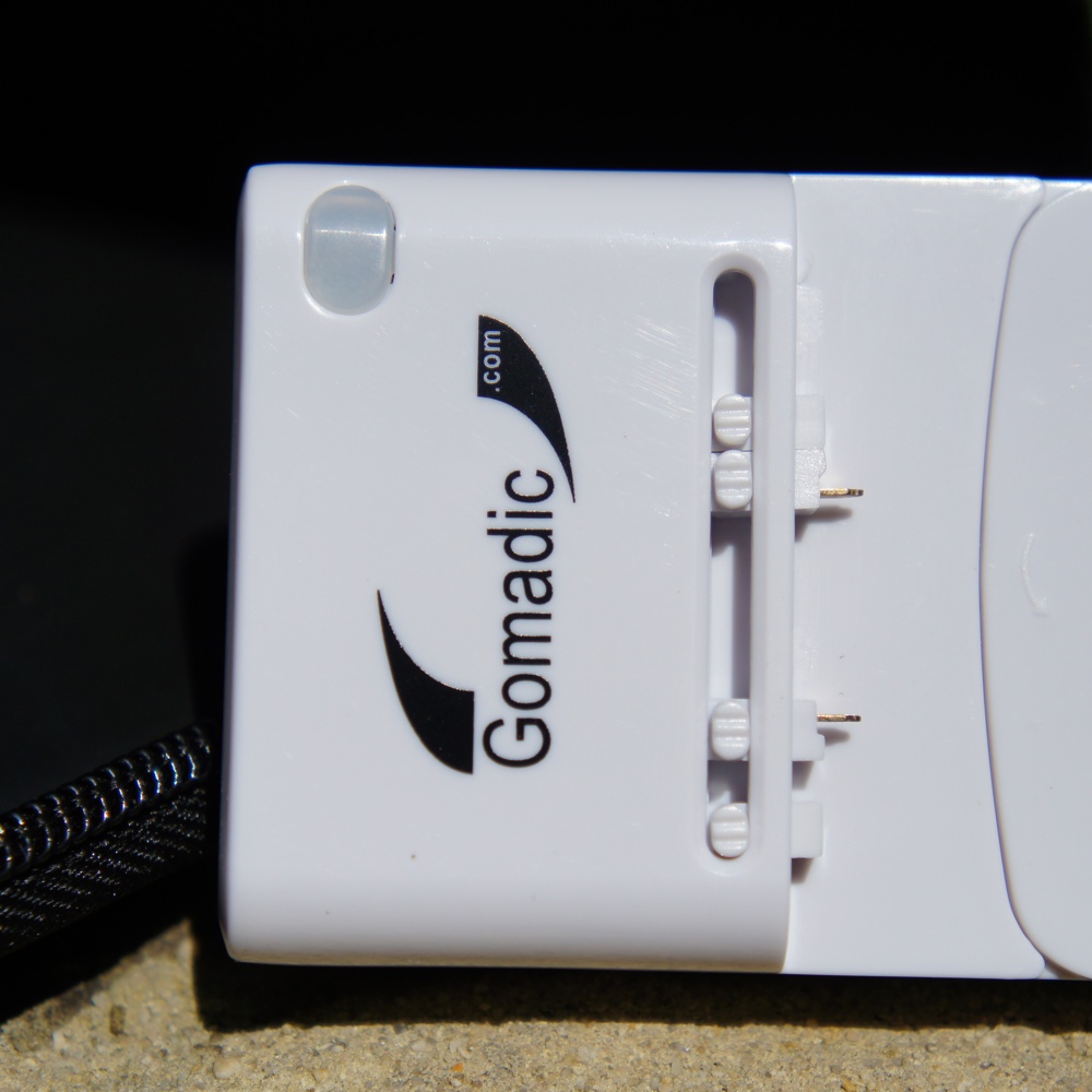 Digital Camera Battery Charger add-on for Gomadic Solar Panels