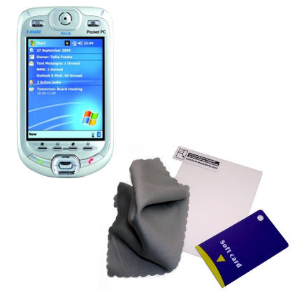 Clear Anti-glare Screen Protector designed for the i-Mate Ultimate 8150 - Gomadic Brand