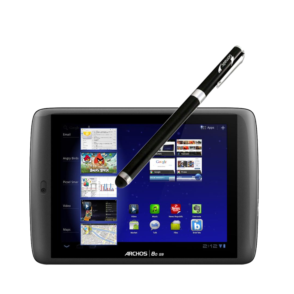 Gomadic Precision Tip Capacitive Stylus designed for the Archos devices with Integrated Ink Ballpoi 