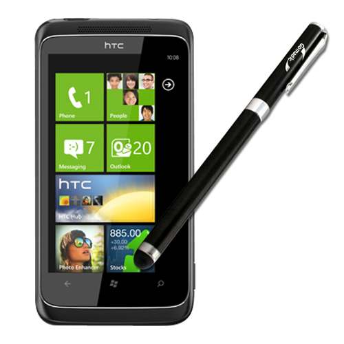 HTC 7 Trophy compatible Precision Tip Capacitive Stylus with Ink Pen