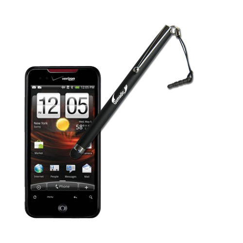 Gomadic Precision Tip Capacitive Stylus Pen designed for the HTC Droid Incredible HD (Black Color) - Lifetime Warranty