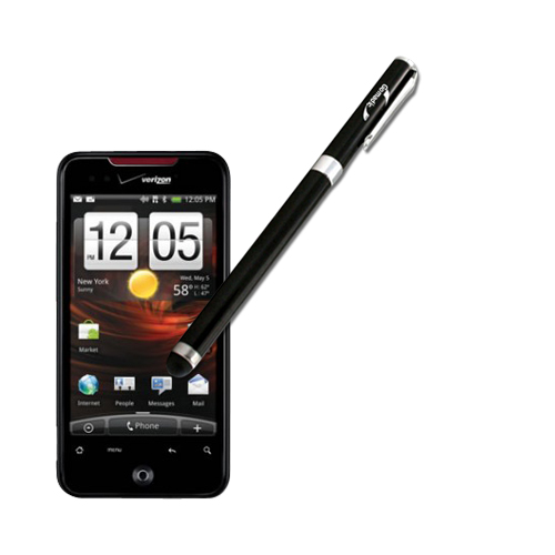 Gomadic Precision Tip Capacitive Stylus designed for the HTC Droid Incredible HD with Integrated Ink Ballpoint Pen - Lifetime Warranty
