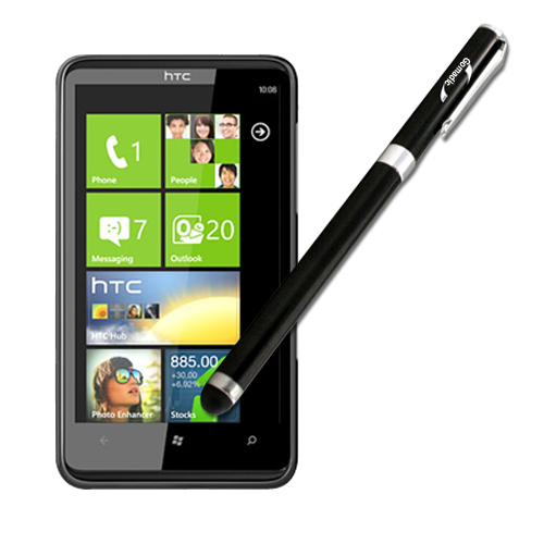 HTC HD7S compatible Precision Tip Capacitive Stylus with Ink Pen