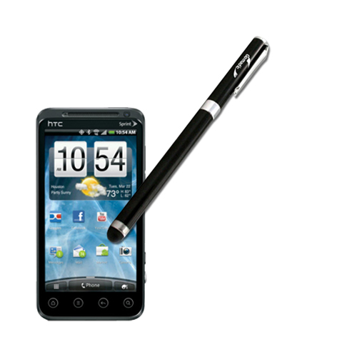 HTC HTC EVO 3D compatible Precision Tip Capacitive Stylus with Ink Pen