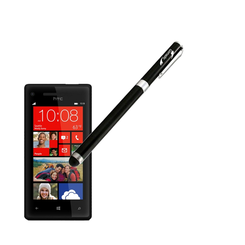HTC Windows Phone 8x compatible Precision Tip Capacitive Stylus with Ink Pen