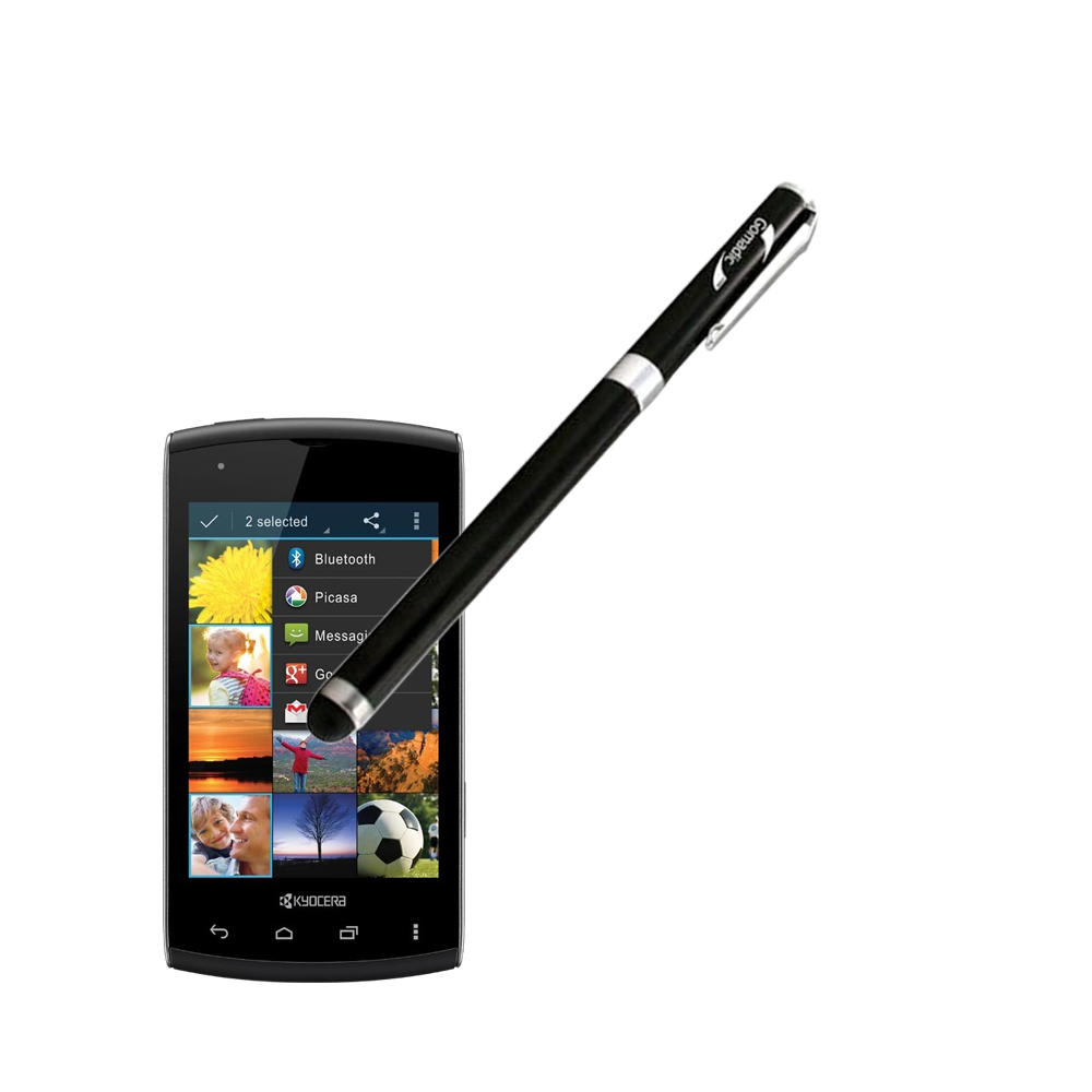 Kyocera Rise compatible Precision Tip Capacitive Stylus with Ink Pen