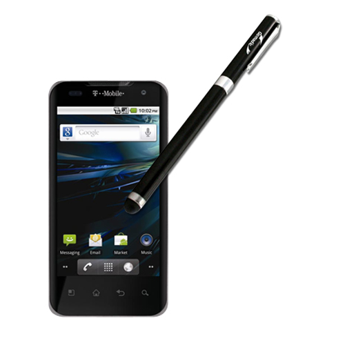 Gomadic Precision Tip Capacitive Stylus designed for the LG G2x with Integrated Ink Ballpoint Pen - Lifetime Warranty