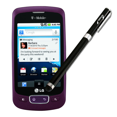 LG Optimus T compatible Precision Tip Capacitive Stylus with Ink Pen