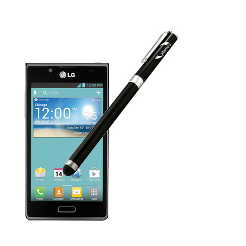 Gomadic Precision Tip Capacitive Stylus designed for the LG Splendor with Integrated Ink Ballpoint Pen - Lifetime Warranty