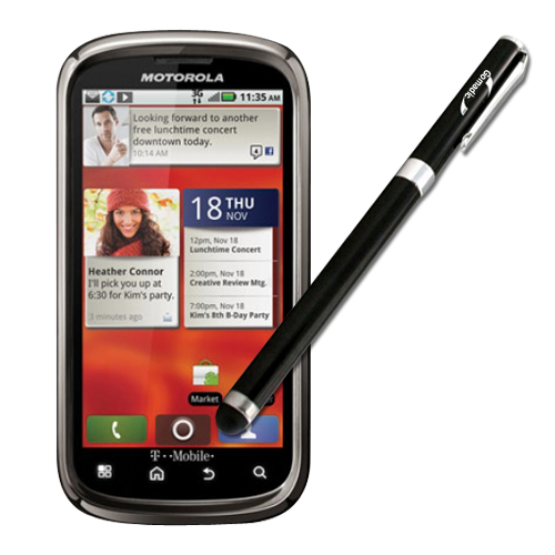 Motorola CLIQ 2 compatible Precision Tip Capacitive Stylus with Ink Pen