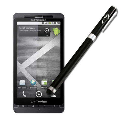 Gomadic Precision Tip Capacitive Stylus designed for the Motorola DROID X2 with Integrated Ink Ballpoint Pen - Lifetime Warranty