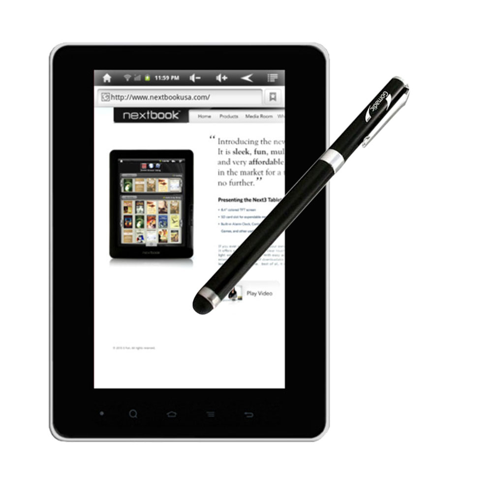 Nextbook Premium7 Tablet compatible Precision Tip Capacitive Stylus with Ink Pen