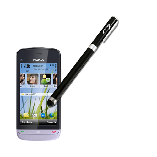 Nokia C5-05 compatible Precision Tip Capacitive Stylus with Ink Pen