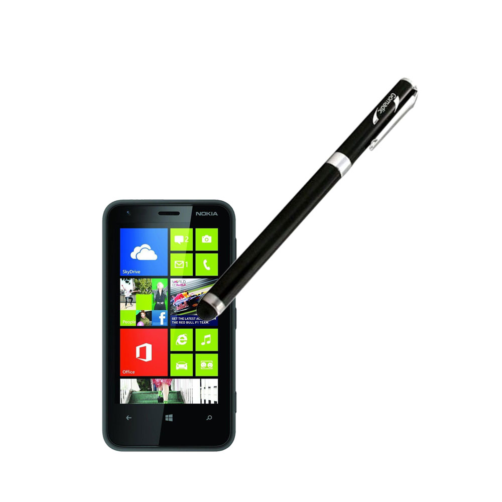 Nokia Lumia 620 compatible Precision Tip Capacitive Stylus with Ink Pen