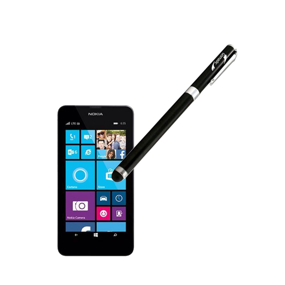 Nokia Lumia 635 compatible Precision Tip Capacitive Stylus with Ink Pen