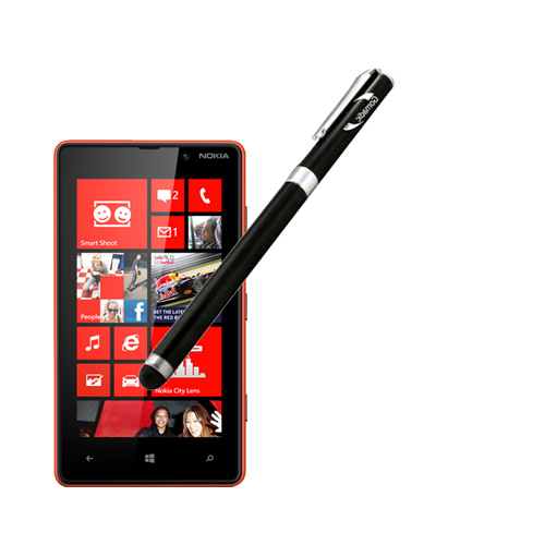 Nokia Lumia 820 compatible Precision Tip Capacitive Stylus with Ink Pen
