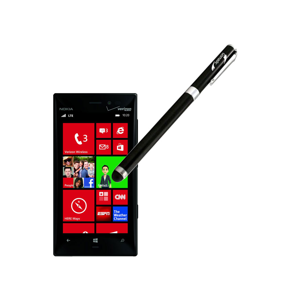 Nokia Lumia 928 compatible Precision Tip Capacitive Stylus with Ink Pen