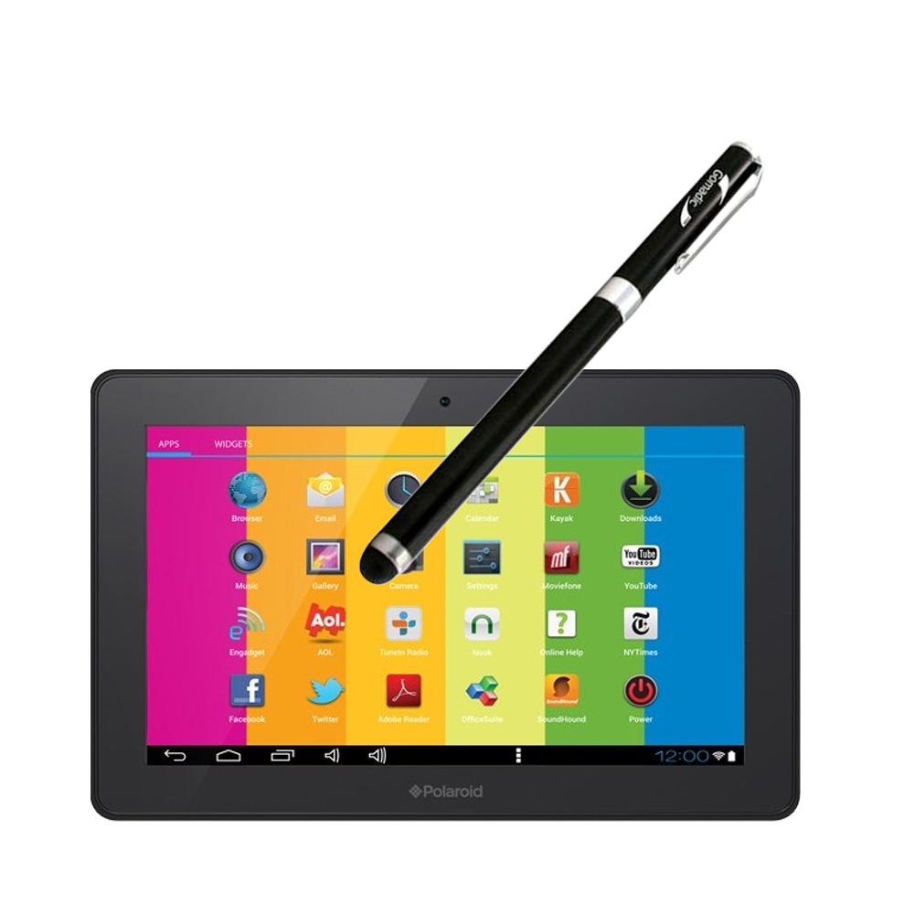Polaroid 10 Tablet PMID1000 compatible Precision Tip Capacitive Stylus with Ink Pen