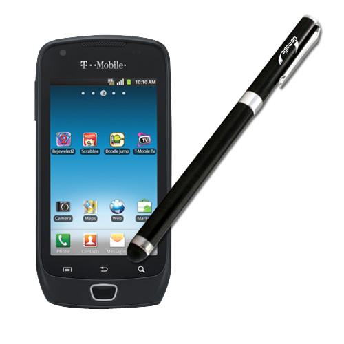 Samsung Exhibit 4G compatible Precision Tip Capacitive Stylus with Ink Pen