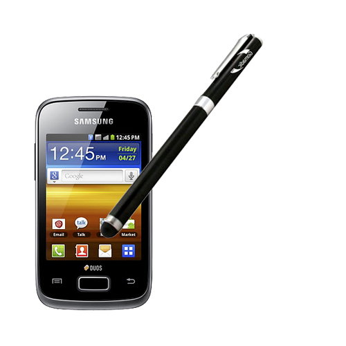 Samsung Galaxy Y DUOS compatible Precision Tip Capacitive Stylus with Ink Pen