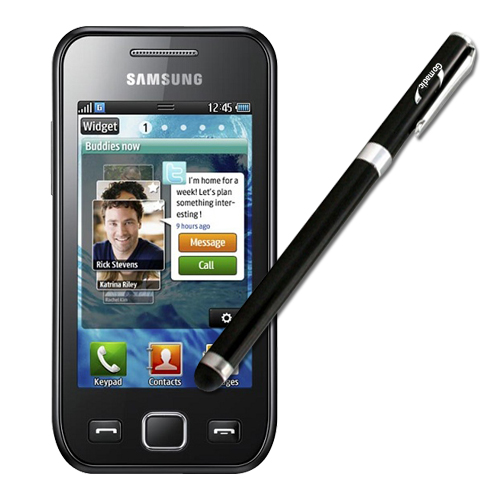 Samsung Wave 575 compatible Precision Tip Capacitive Stylus with Ink Pen