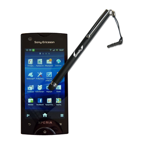 Gomadic Precision Tip Capacitive Stylus Pen designed for the Sony Ericsson Urushi (Black Color) - Lifetime Warranty