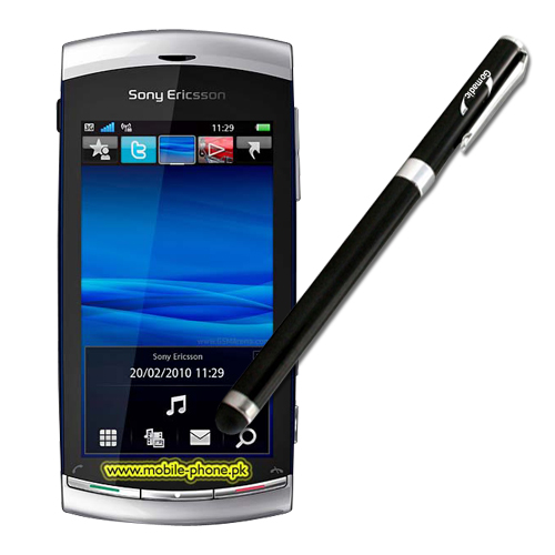 Sony Ericsson Vivaz 2 compatible Precision Tip Capacitive Stylus with Ink Pen