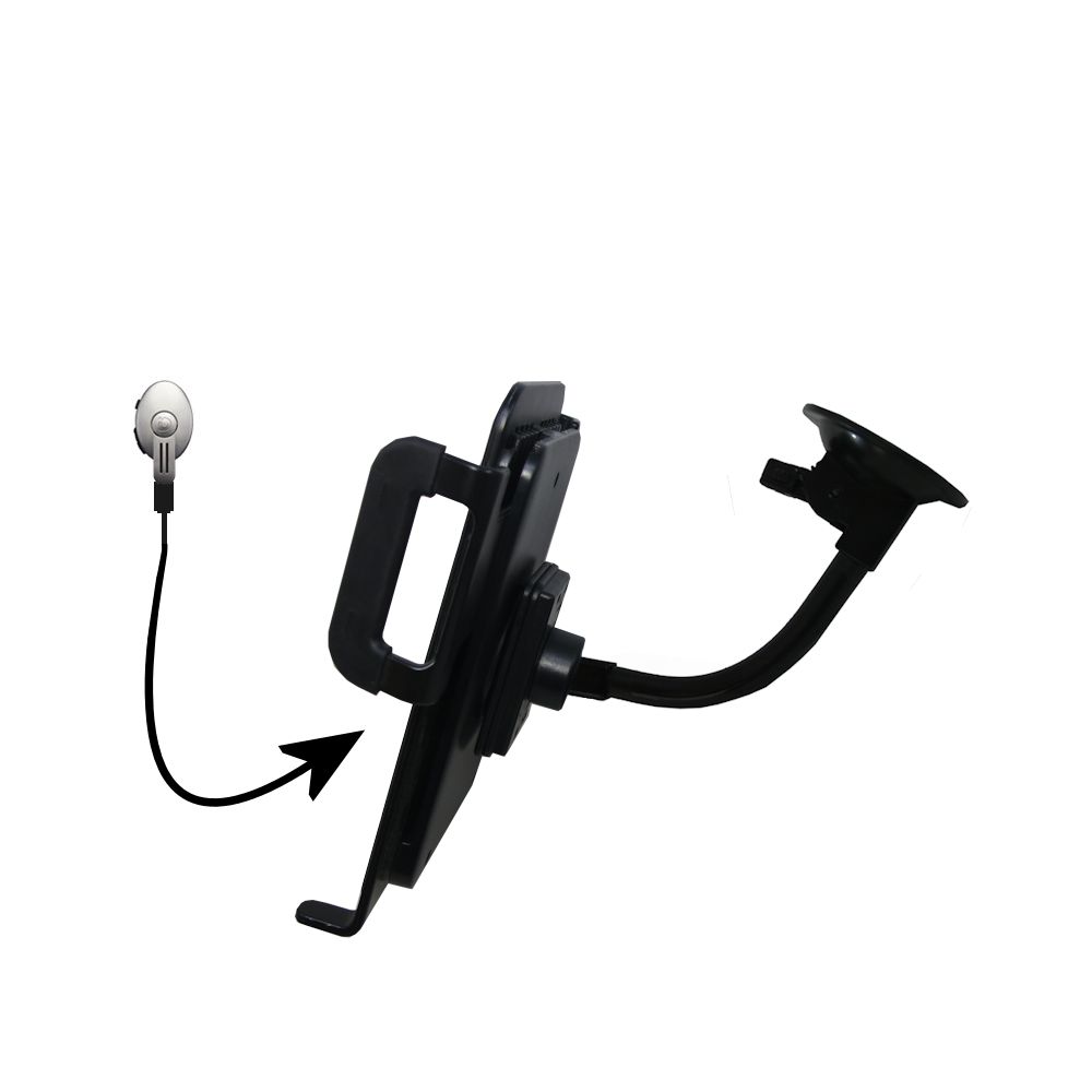 Unique Suction Cup Mount / Holder Stand designed for the Sound IM SM-100 EarModule Tablet