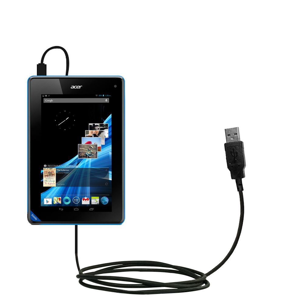 USB Cable compatible with the Acer Iconia B1