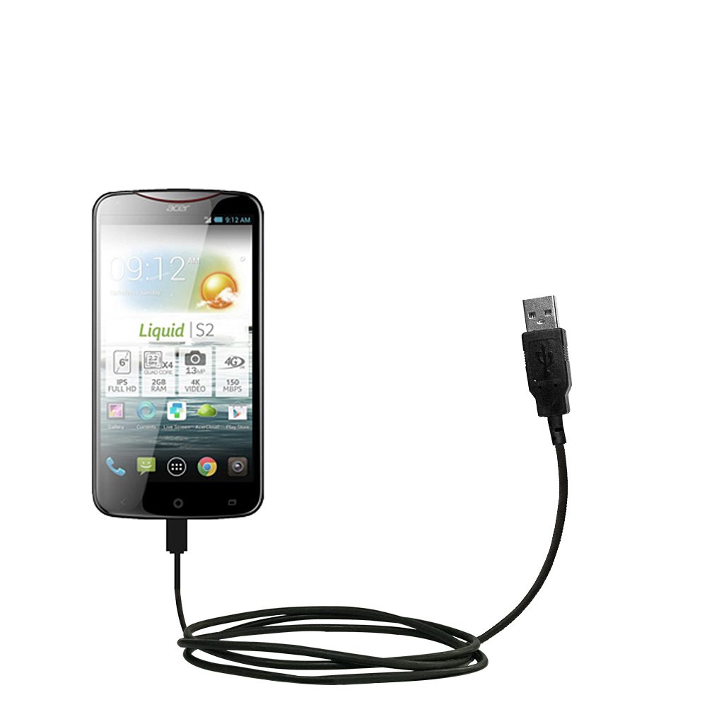 USB Cable compatible with the Acer Liquid S2