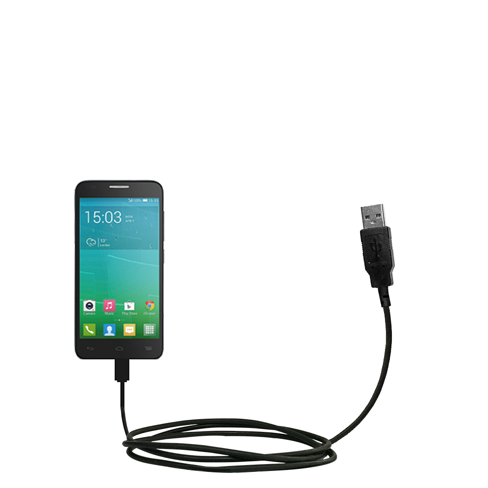 USB Cable compatible with the Alcatel One Touch Idol S / Alpha