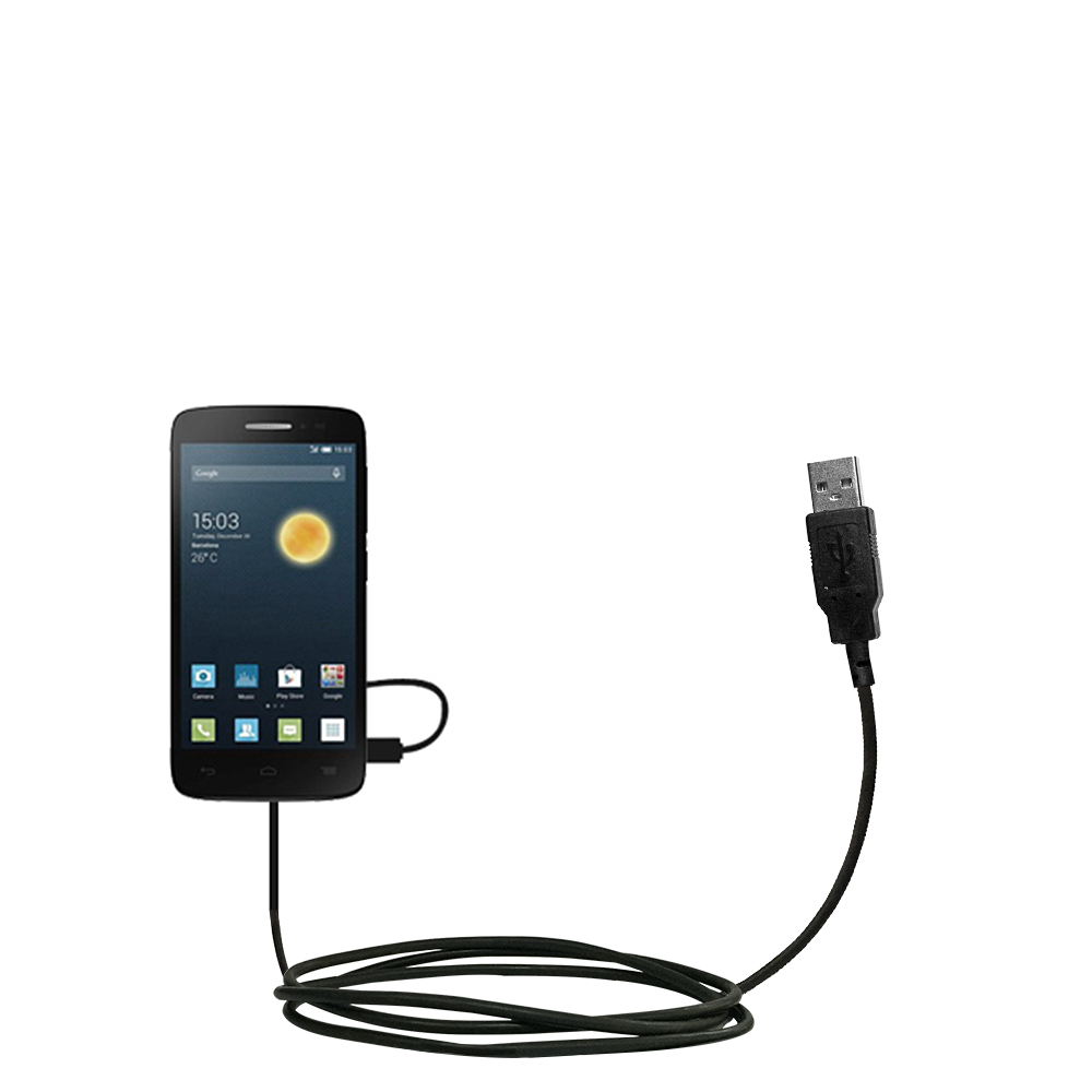 USB Cable compatible with the Alcatel One Touch Snap