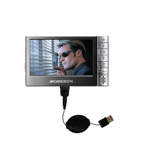 Coiled USB Cable compatible with the Archos 504 WiFi