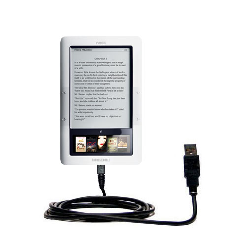 USB Cable compatible with the Barnes and Noble Nook 3G Wi-Fi