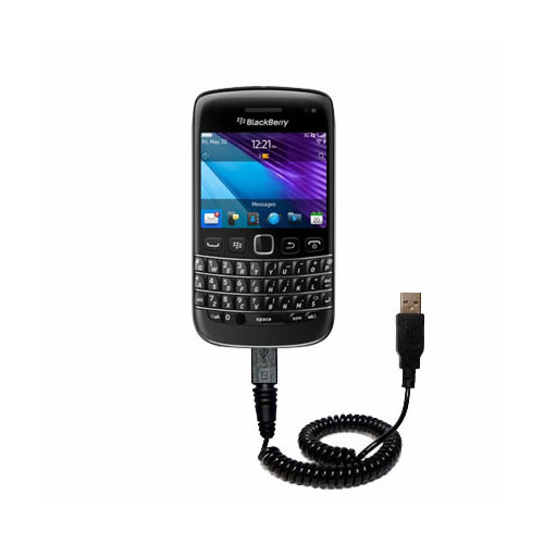 Coiled USB Cable compatible with the Blackberry Bold 9790
