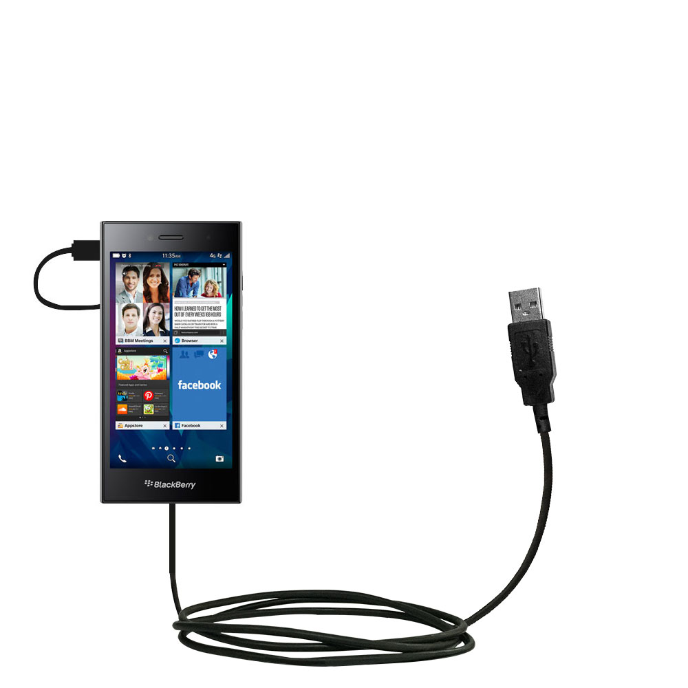 USB Cable compatible with the Blackberry Leap