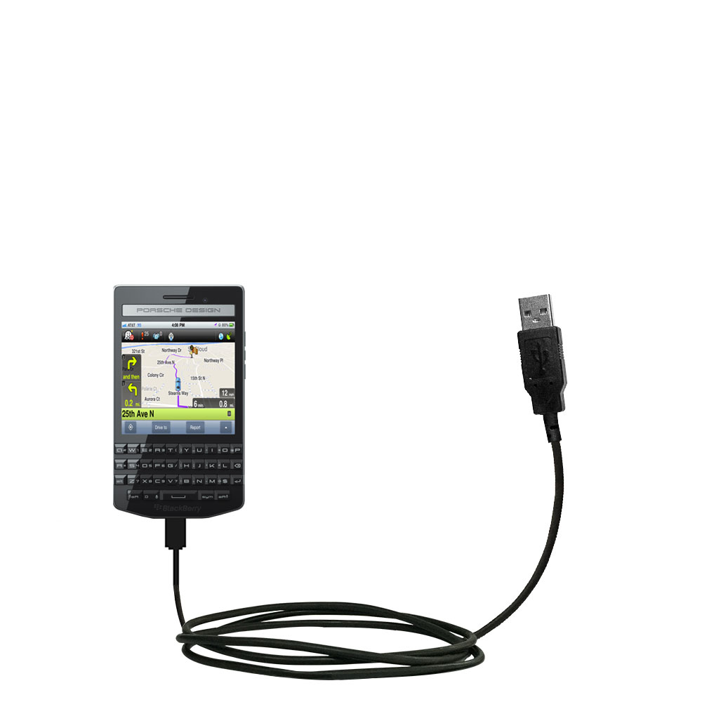 USB Cable compatible with the Blackberry Porche Design P9983
