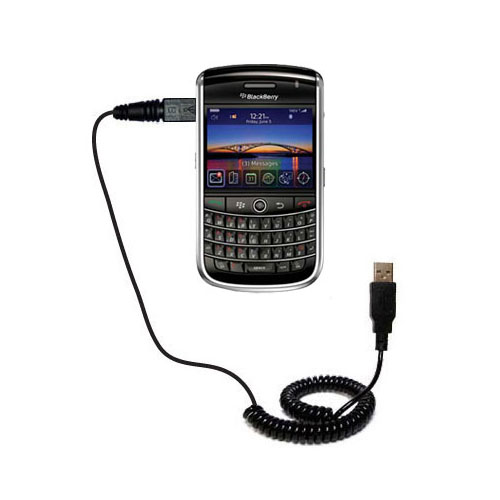 Coiled USB Cable compatible with the Blackberry Tour 2