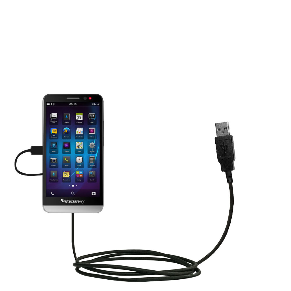 USB Cable compatible with the Blackberry Z30