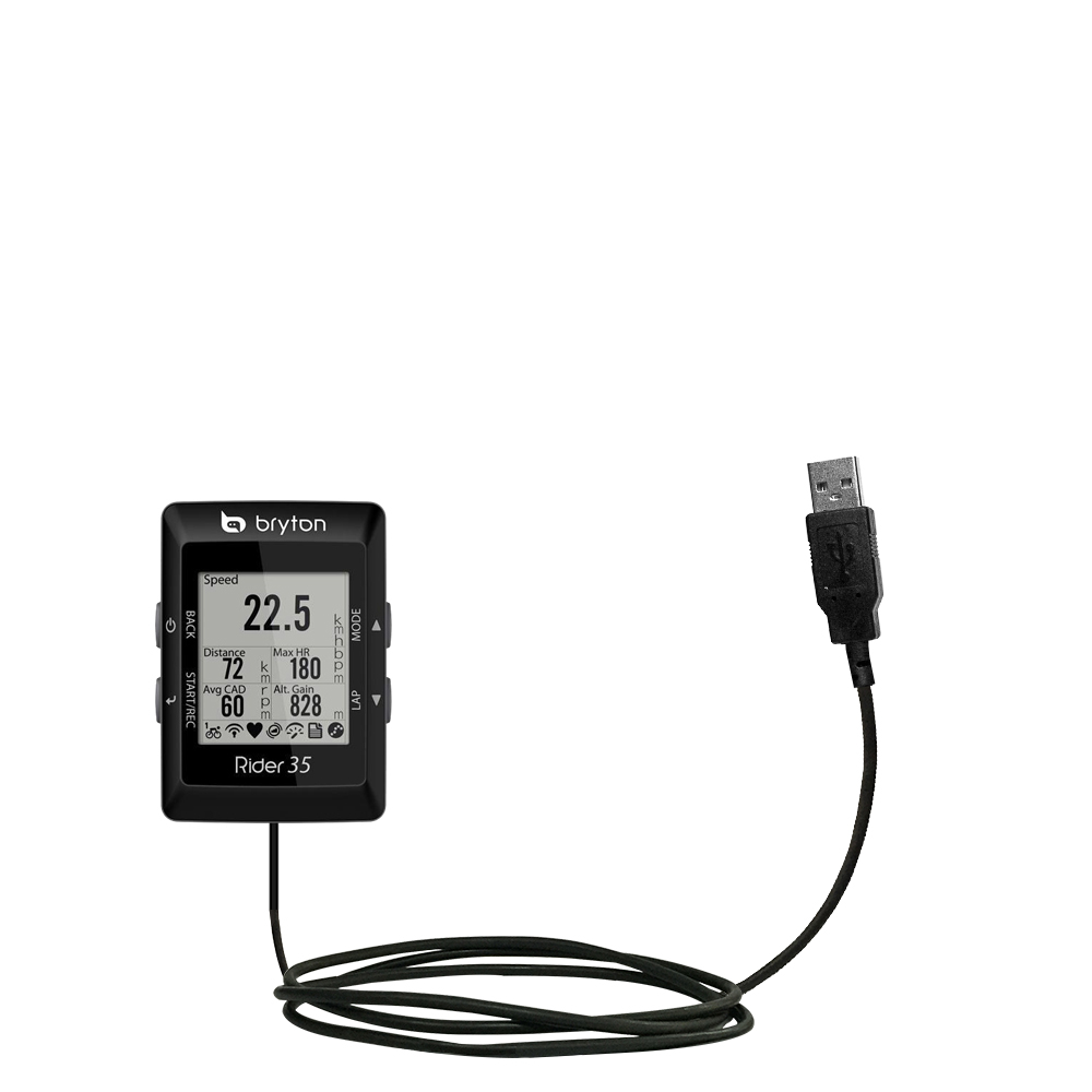 USB Cable compatible with the Bryton Rider 35