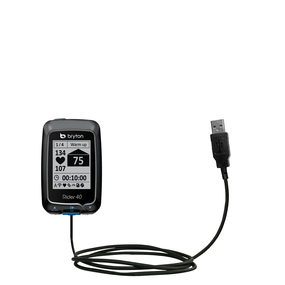 USB Cable compatible with the Bryton Rider 40