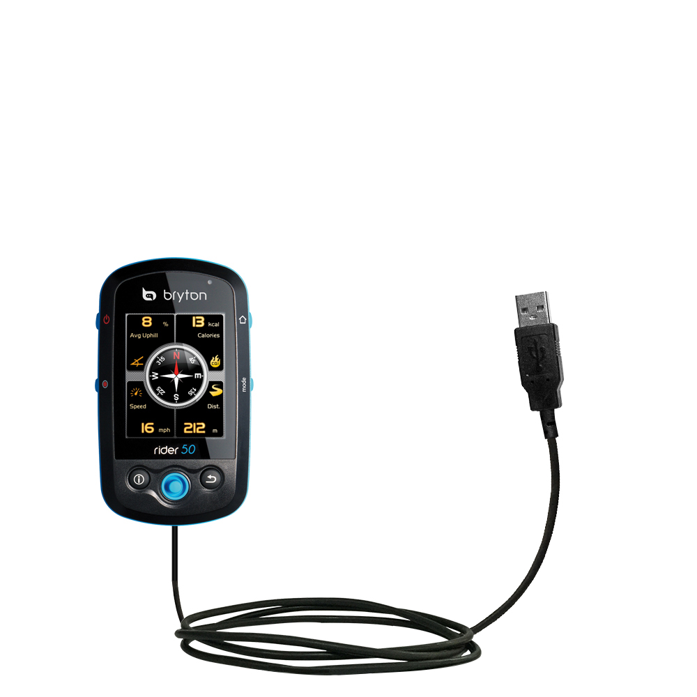 USB Cable compatible with the Bryton Rider 50