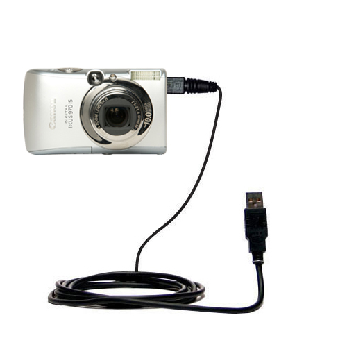 USB Data Cable compatible with the Canon Digital IXUS 970 IS