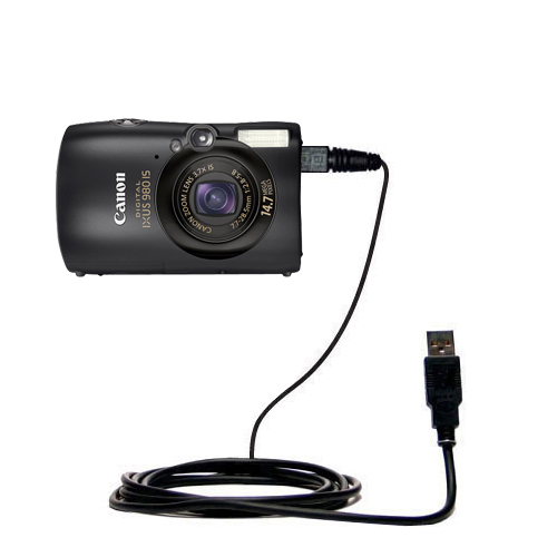 USB Data Cable compatible with the Canon Digital IXUS 980 IS