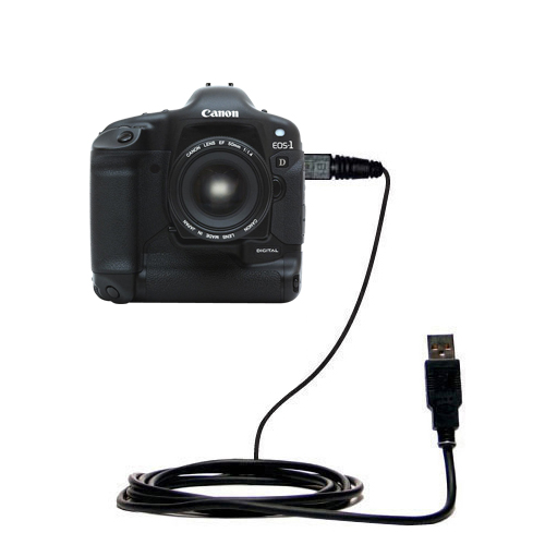 classic straight USB data sync cable suitablefor the Canon EOS 1D - Uses Gomadic TipExchange Technology