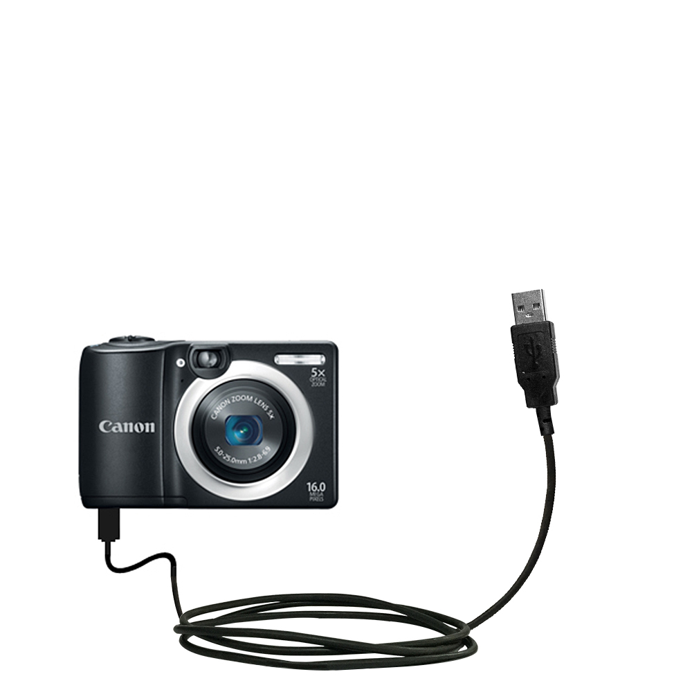 USB Data Cable compatible with the Canon Powershot A1400