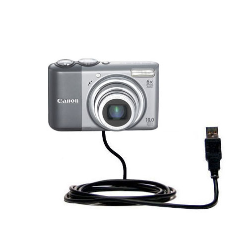 USB Data Cable compatible with the Canon PowerShot A2000 IS