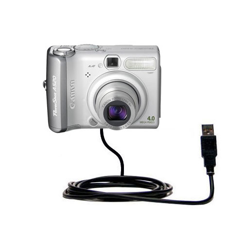 USB Data Cable compatible with the Canon PowerShot A520