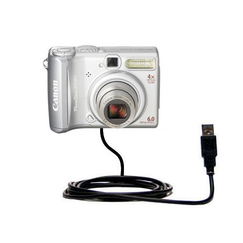 USB Data Cable compatible with the Canon PowerShot A540