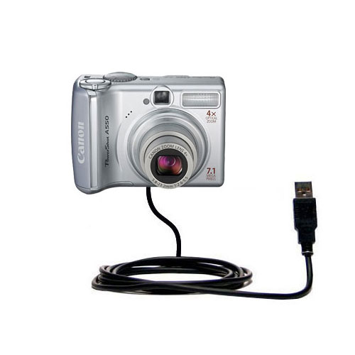 USB Data Cable compatible with the Canon PowerShot A550